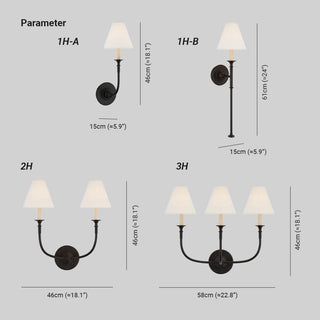 Vivienne Applique Murale en Tissu