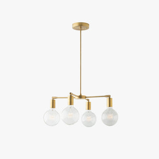 Valentina Moderne LED Métal Verre Lustre Chambre à Coucher