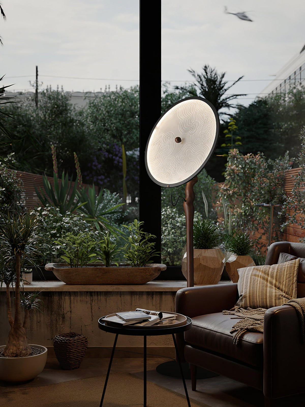 Evliriel Lampadaire Artistique en Bois