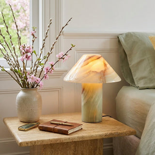 Pillar Lampe de Table en Pierre