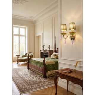 Renelise Applique murale double en cristal