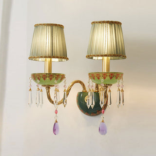 Renelise Applique murale double en cristal