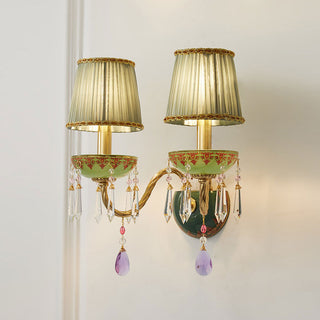 Renelise Applique murale double en cristal