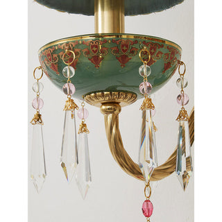 Renelise Applique murale double en cristal