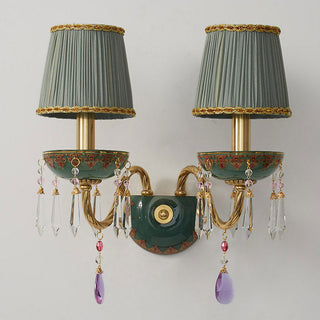 Renelise Applique murale double en cristal