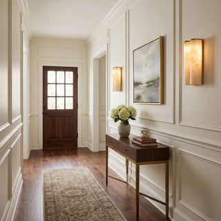 Viraenella Applique murale cylindrique en albâtre