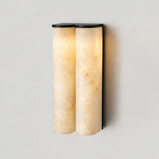 Viraenella Applique murale cylindrique en albâtre