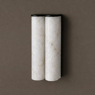 Viraenella Applique murale cylindrique en albâtre