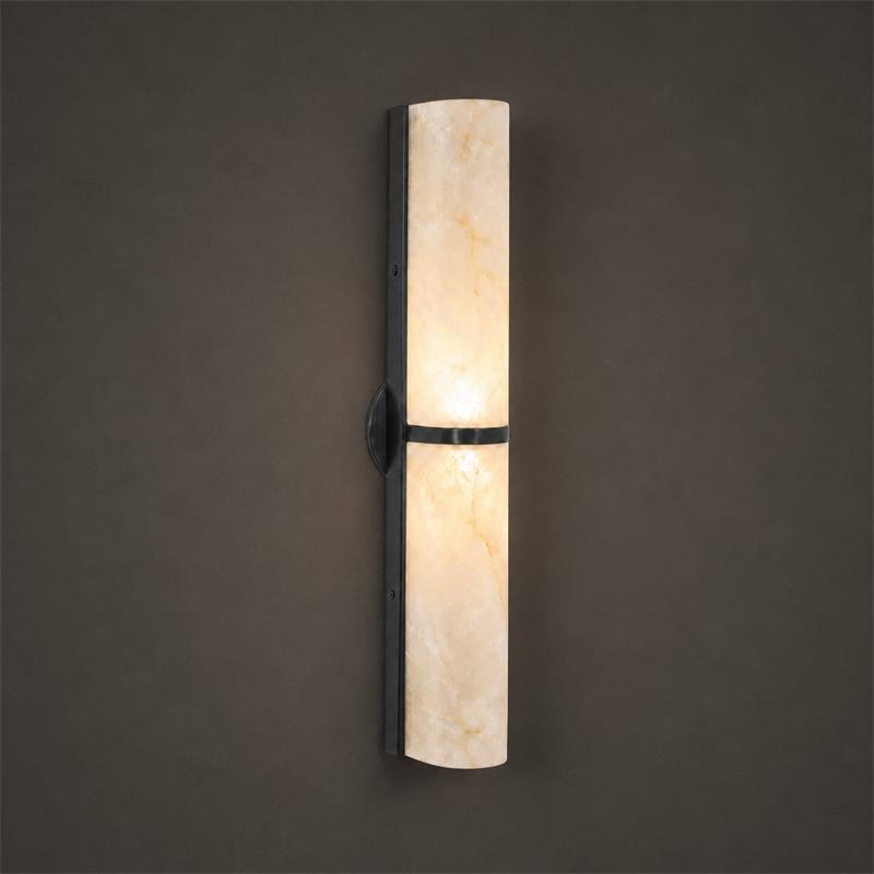 Viraenella Applique murale cylindrique en albâtre