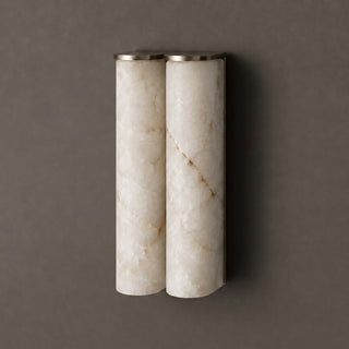 Viraenella Applique murale cylindrique en albâtre