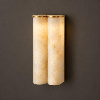 Viraenella Applique murale cylindrique en albâtre