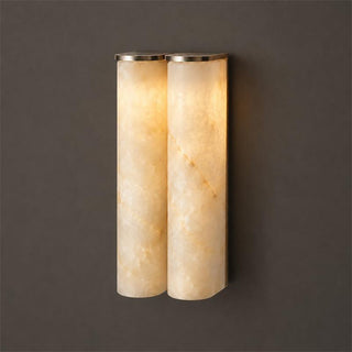 Viraenella Applique murale cylindrique en albâtre