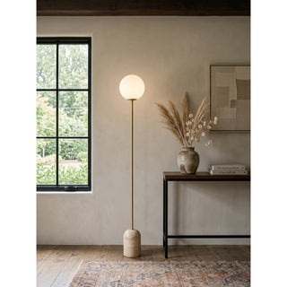 Valoia Lampadaire en Travertin
