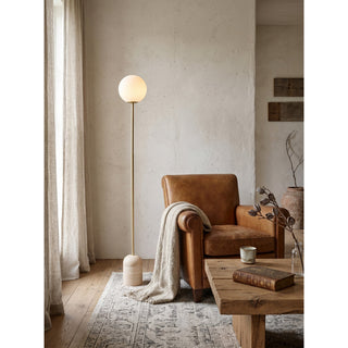 Valoia Lampadaire en Travertin