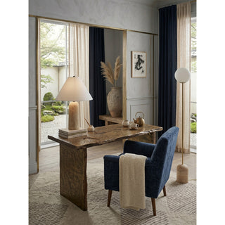 Astere Lampe de Table en Travertin Beige