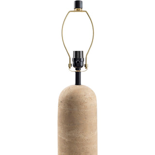 Astere Lampe de Table en Travertin Beige