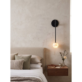 Calorine Applique murale linéaire en albâtre