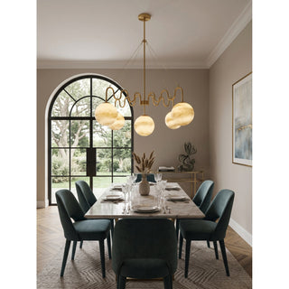Eirinissa Lustre en Verre Équilibré