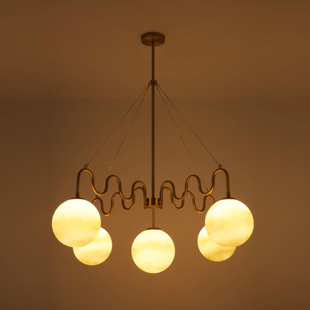 Eirinissa Lustre en Verre Équilibré