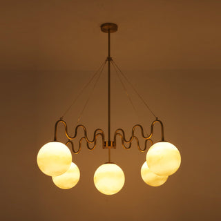 Eirinissa Lustre en Verre Équilibré