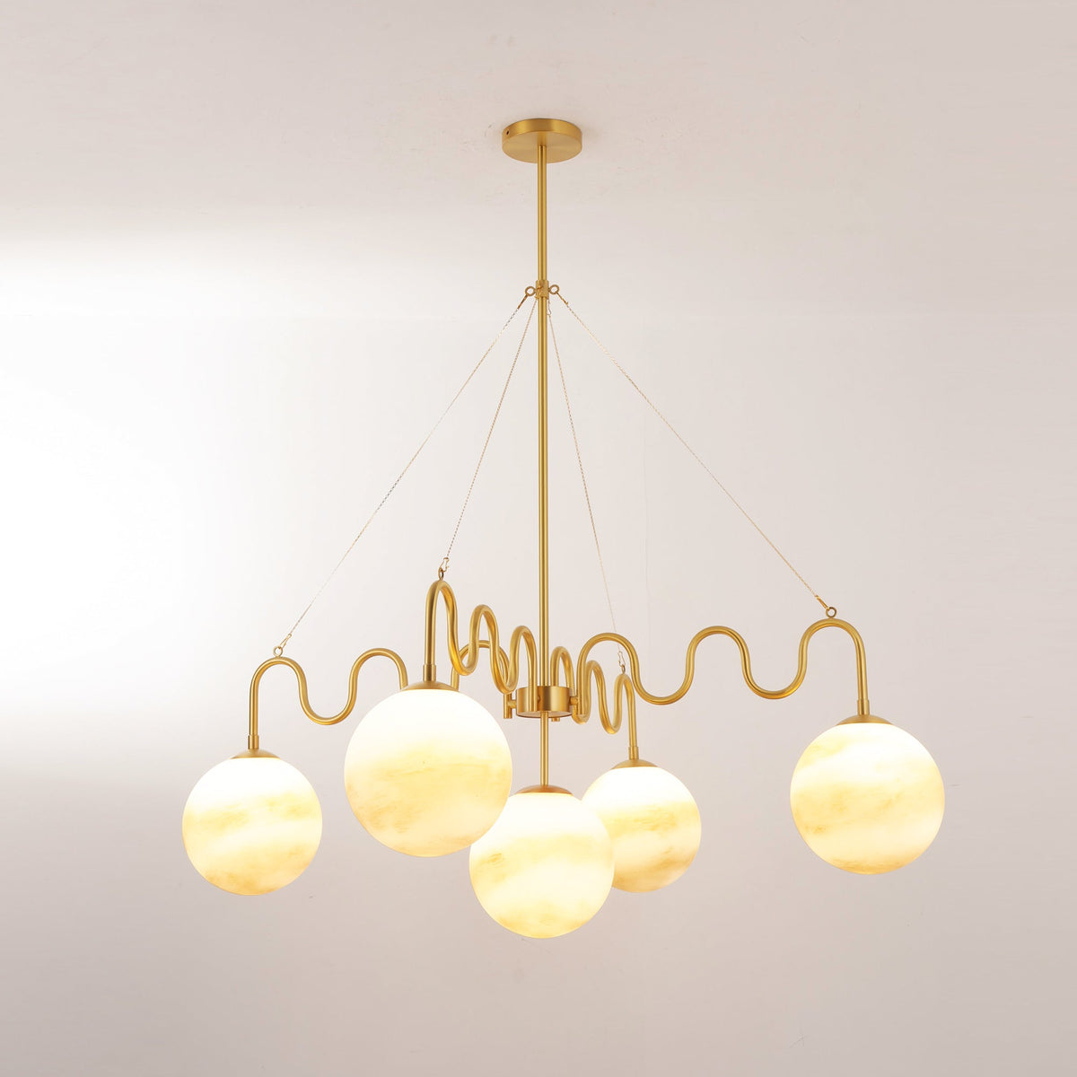 Eirinissa Lustre en Verre Équilibré