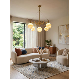 Eirinissa Lustre en Verre Équilibré