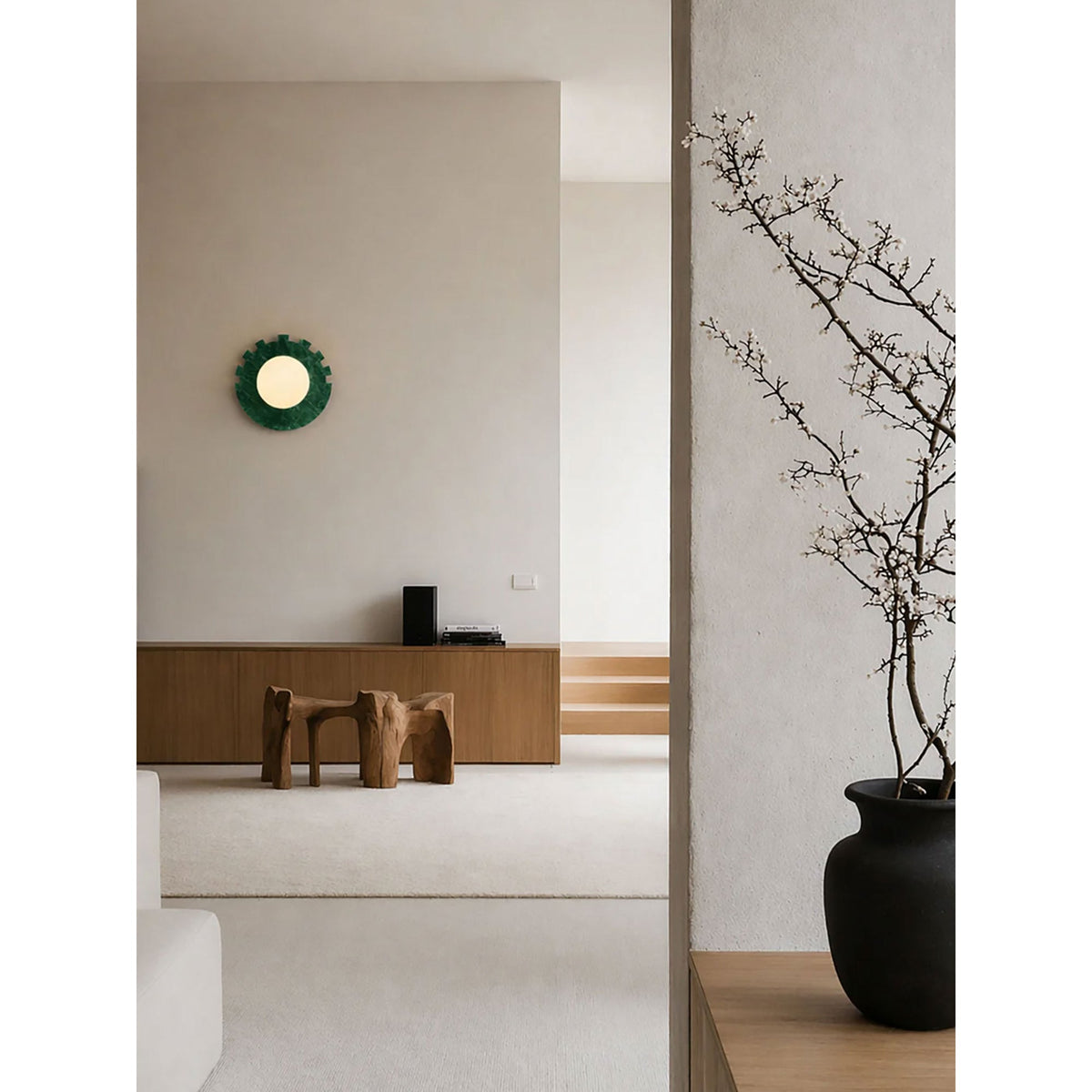 Rivaneria Applique murale en marbre et travertin