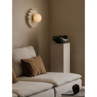 Rivaneria Applique murale en marbre et travertin
