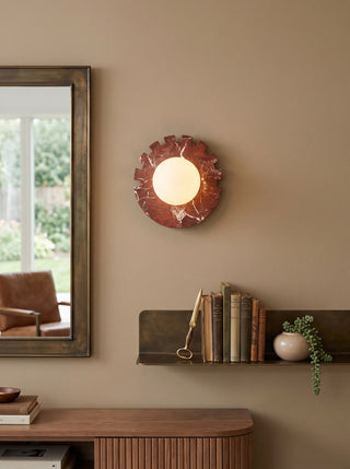 Rivaneria Applique murale en marbre et travertin