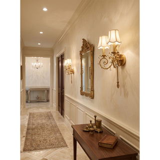 Veliiella Applique murale paon en cristal