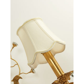 Veliiella Applique murale paon en cristal