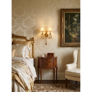 Veliiella Applique murale paon en cristal