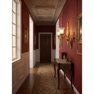 Norisira Applique murale feuilles en cristal