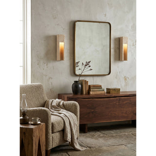 Graziano Applique Murale en Travertin Beige