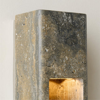 Graziano Applique Murale en Travertin Beige