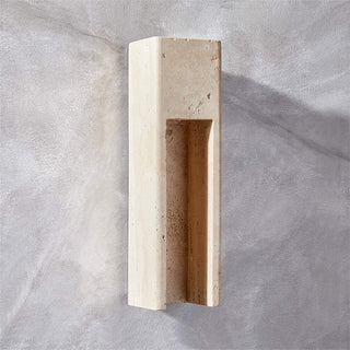 Graziano Applique Murale en Travertin Beige