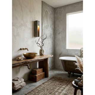 Graziano Applique Murale en Travertin Beige