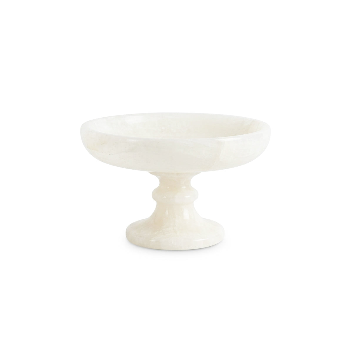 Henswick Coupe Sur Piédouche En Onyx Blanc