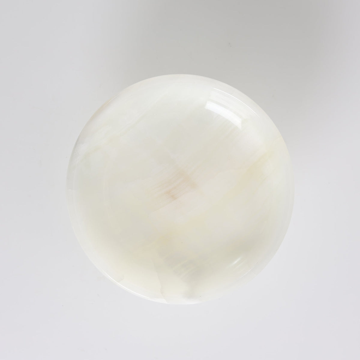 Henswick Coupe Sur Piédouche En Onyx Blanc