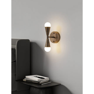 Karma Applique Murale en Laiton Double