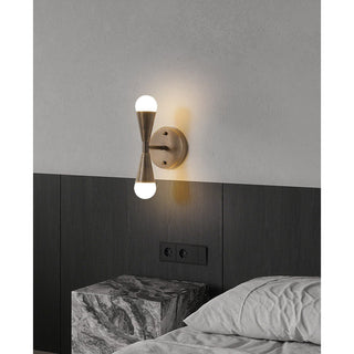 Karma Applique Murale en Laiton Double