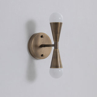 Karma Applique Murale en Laiton Double