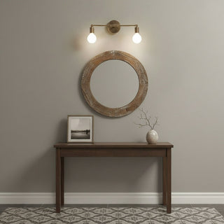 Karma Applique Murale en Laiton Double