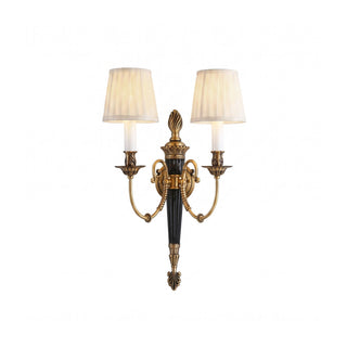 Victoria Applique murale double en tissu