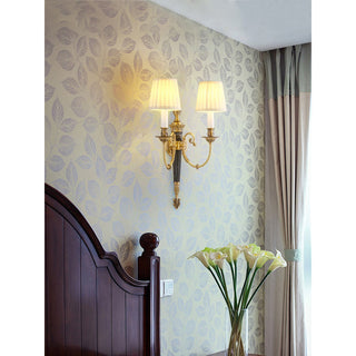 Victoria Applique murale double en tissu