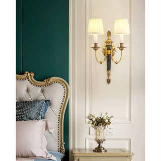 Victoria Applique murale double en tissu