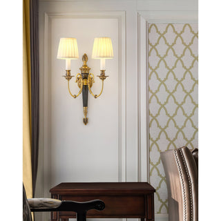 Victoria Applique murale double en tissu