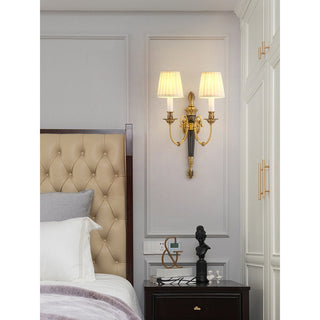 Victoria Applique murale double en tissu