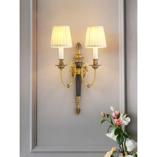 Victoria Applique murale double en tissu
