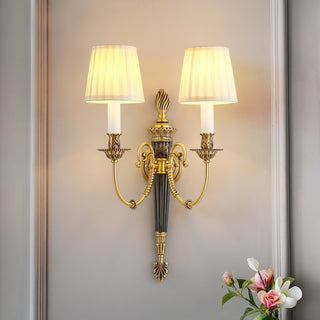 Victoria Applique murale double en tissu